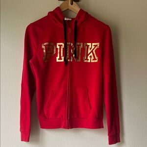 PINK Victoria's Secret Red Hoodie